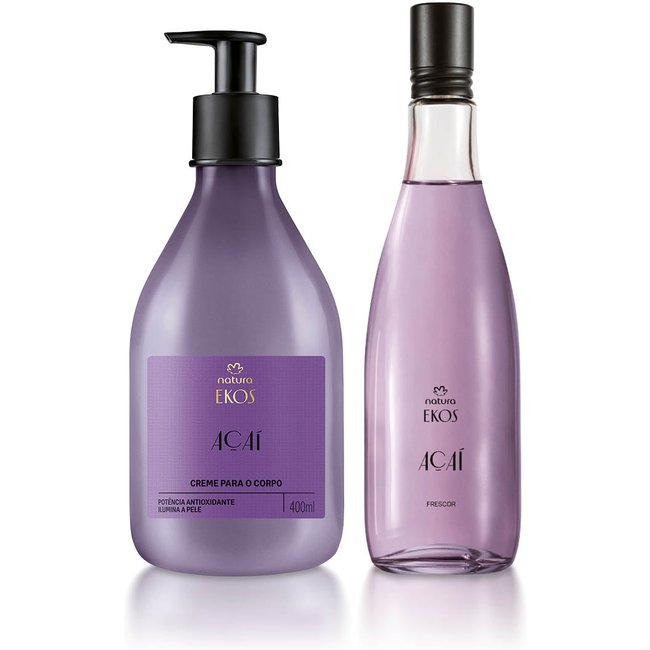 Kit Ekos Açaí Creme para o Corpo e Frescor