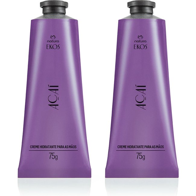 Kit Creme Hidratante para as Mãos Ekos Açaí 2 un de 75 g