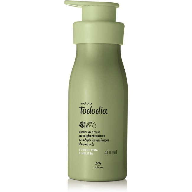Creme Desodorante Nutritivo Corporal Tododia Flor de Pera e Melissa 400 ml