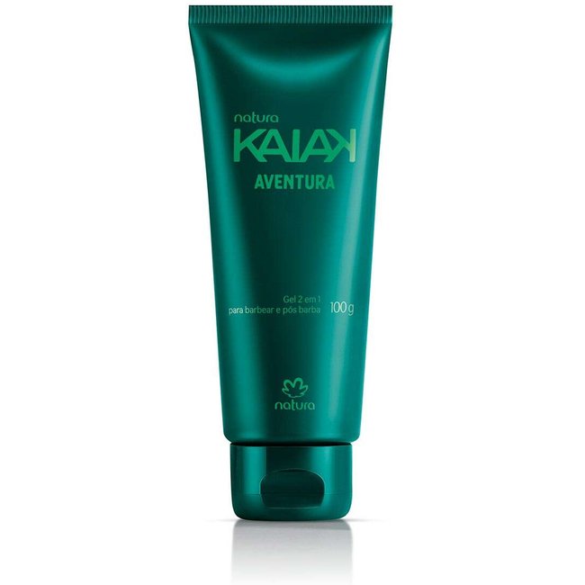 Gel 2 em 1 para barbear e pós barba Kaiak Aventura 100 g