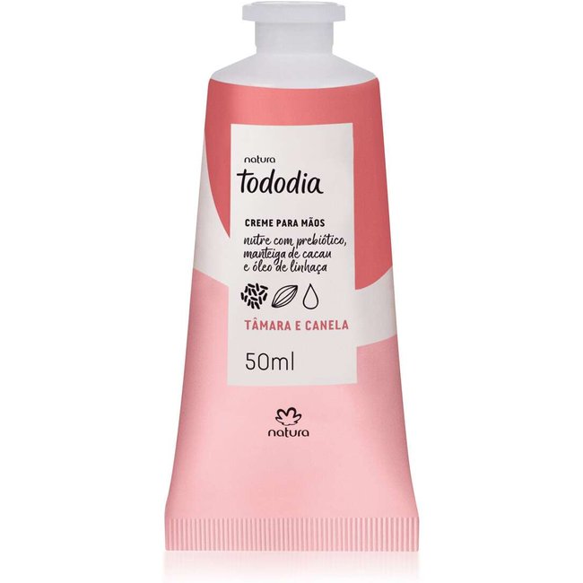 Creme Nutritivo para as Mãos Tododia Tâmara e Canela 50 ml