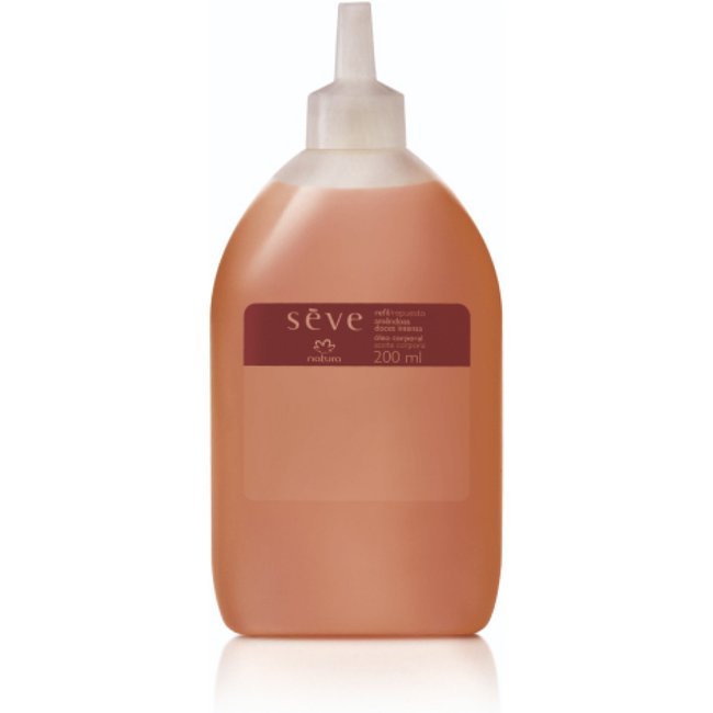 Refil Óleo Desodorante Corporal Sève Amêndoas Doces Intensa 200 ml