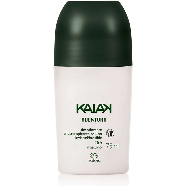 Desodorante Antitranspirante Roll On Kaiak Aventura Masculino 75 ml