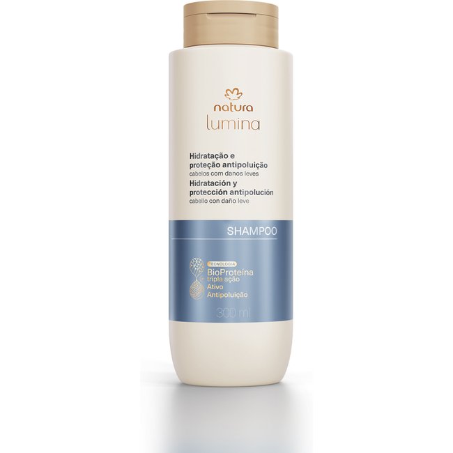 Shampoo Purificante Lumina para Hidratação e Proteção Antipoluição 300 ml