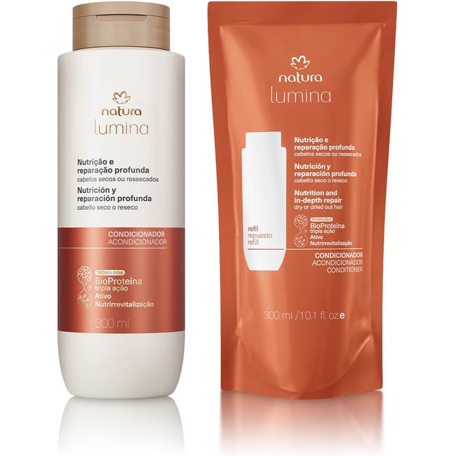 Kit Condicionador com Refil Lumina Nutrição e Reparação Profunda