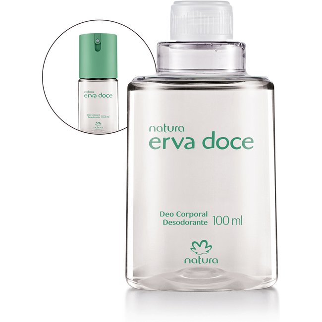 Refil Desodorante Corporal Erva Doce 100 ml