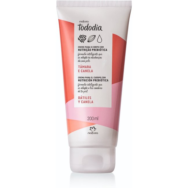 Creme Desodorante Nutritivo para o Corpo Tododia Tâmara e Canela 200 ml
