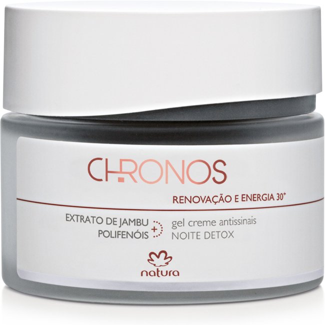 Gel Creme Antissinais 30+ Noite Renovação e Energia Chronos 40 g
