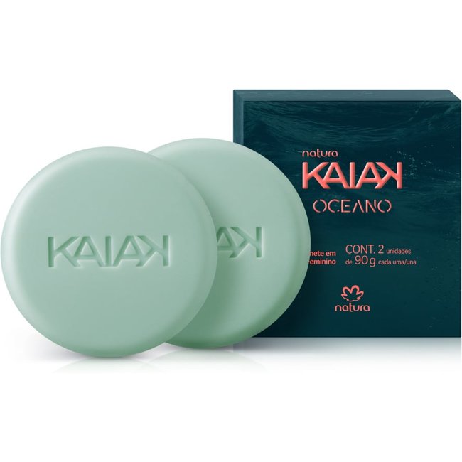 Sabonete em Barra Kaiak Oceano Feminino 2 un de 90 g