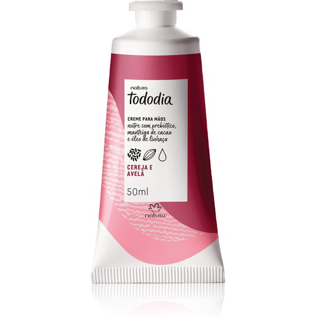 Creme Nutritivo para as Mãos Tododia Cereja e Avelã 50 ml