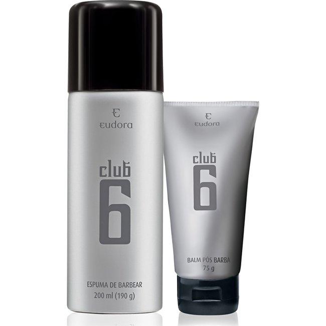 Kit Club 6 Espuma de Barbear + Balm Pós Barba