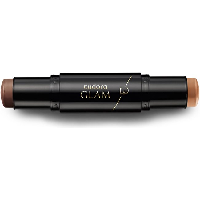 Contorno Facial Duo Stick Glam Pele Negra 14g