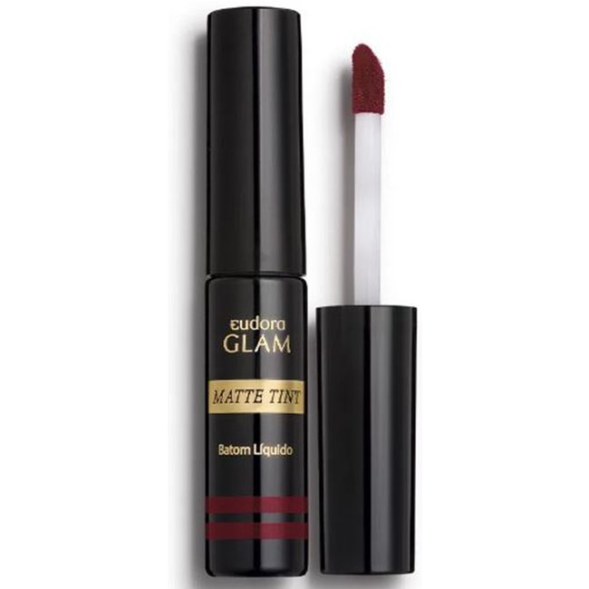 Batom Líquido Glam Matte Tint Bordô Intenso 4ml