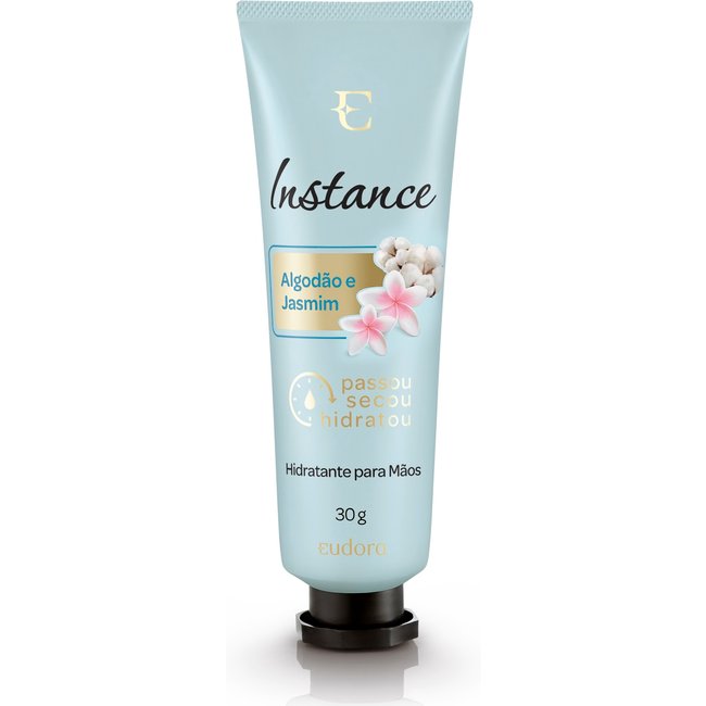 Creme Hidratante para Mãos Instance Algodão e Jasmim 30g