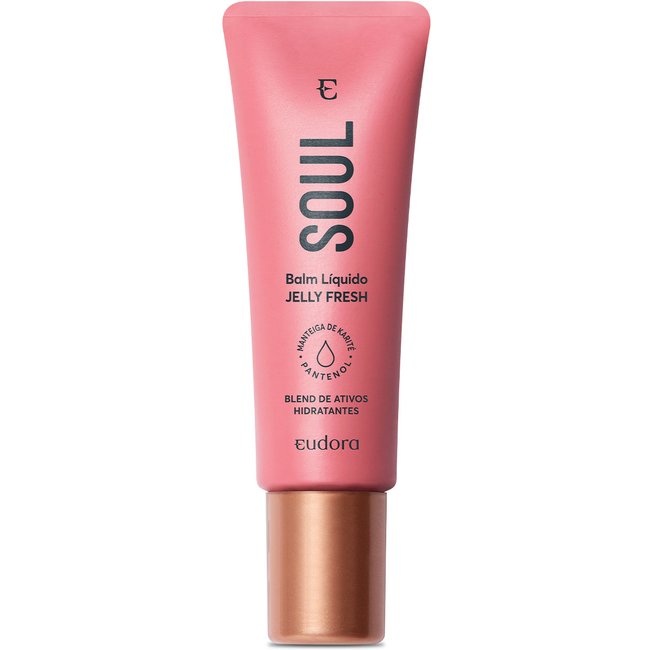 Balm Líquido Morango Tentação Eudora Soul Jelly Fresh 7,5ml