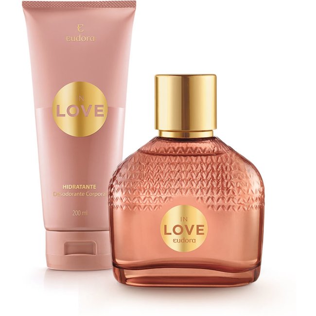 Kit In Love Colônia Desodorante + Hidratante Desodorante