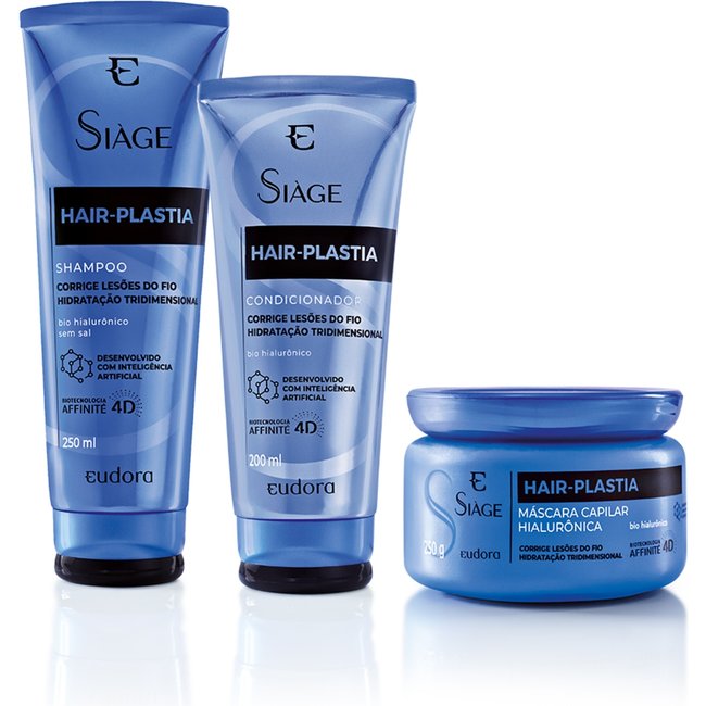 Combo Siàge Hair Plastia Shampoo + Máscara + Condicionador