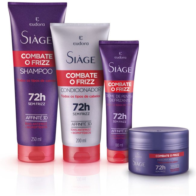 Combo Siàge Combate o Frizz (4 itens)