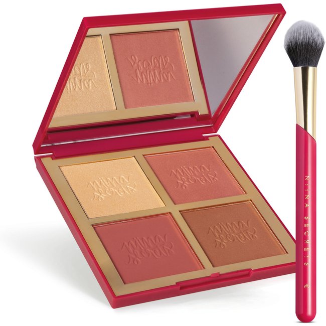 Combo Niina Secrets: Palette Multifuncional Luminous + Pincel para Sombras