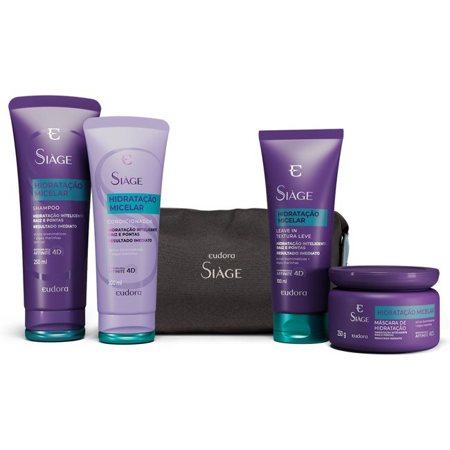 Combo Siàge Hidratação Micelar (5 itens)