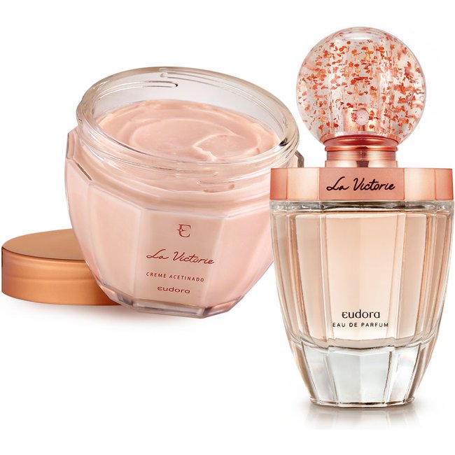 Combo La Victorie: Eau de Parfum 75ml + Creme Acetinado Corporal 250g ( Nova Versão)