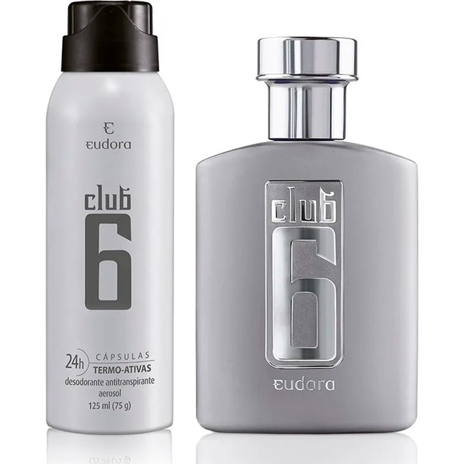 Combo Club 6: Desodorante Colônia 95ml + Desodorante Antitranspirante Aerossol 125ml