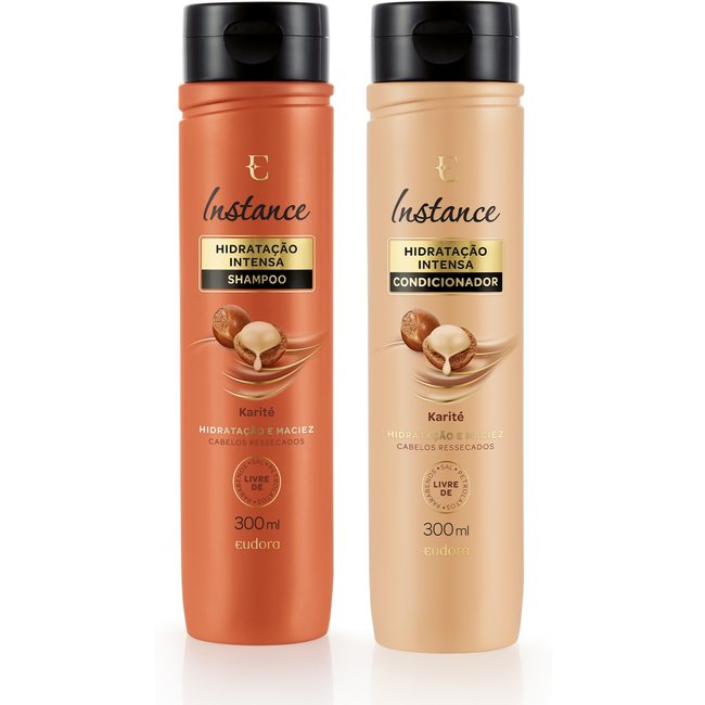 Combo Instance Karité: Shampoo 300ml + Condicionador 300ml