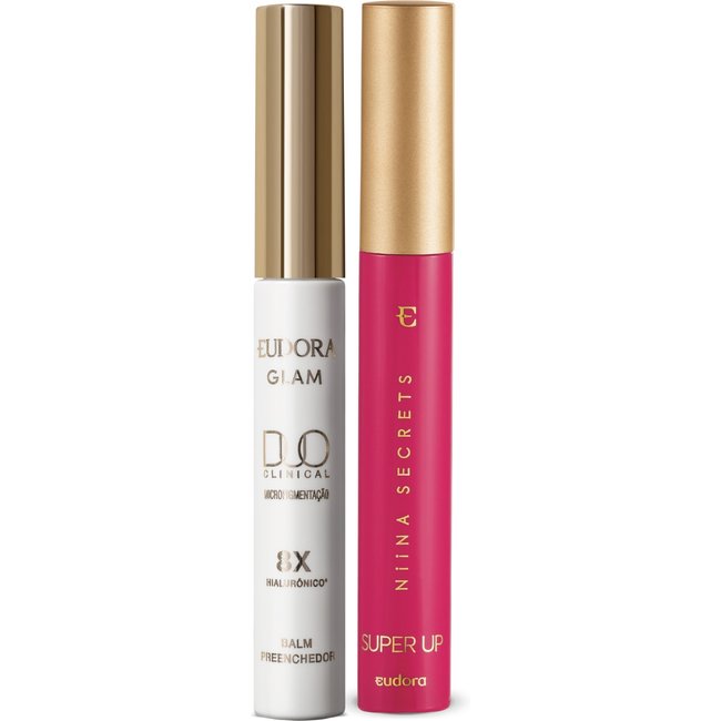 Combo Balm Preenchedor Glam Duo 4,5g + Máscara Para Cílios Super Up 8g