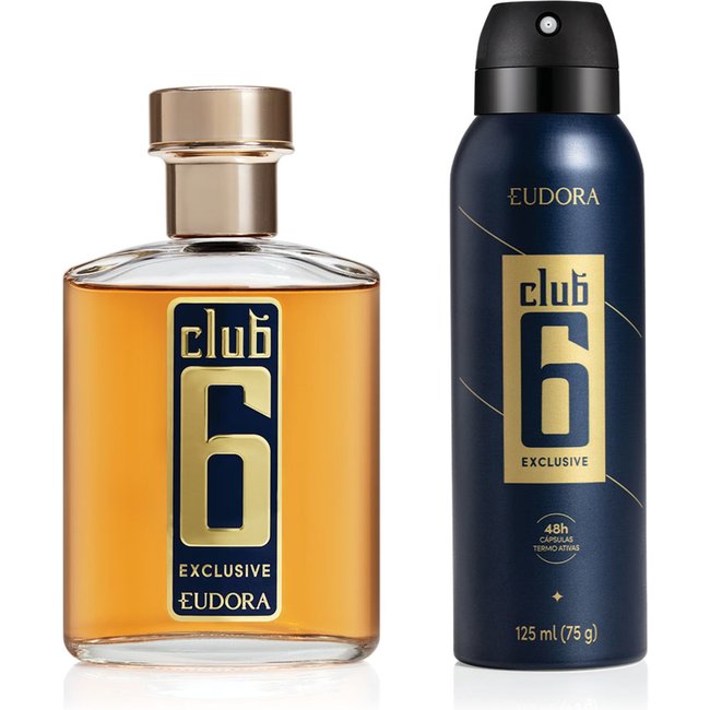 Combo Club 6 Exclusive: Desodorante Colônia 95ml + Desodorante Aerossol 125ml