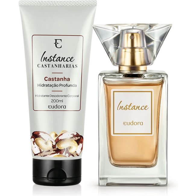 Combo Instance: Hidratante Castanha 200ml + Colônia Desodorante 50ml