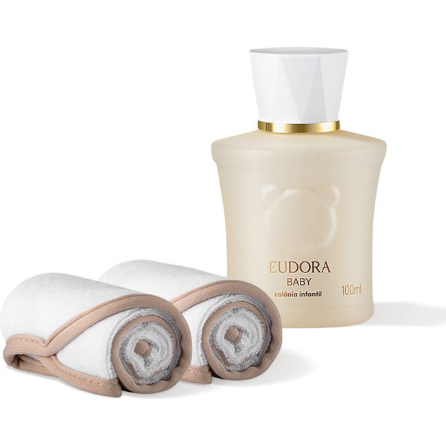 Combo Eudora Baby: Kit Toalhinha + Água de Colônia 100ml