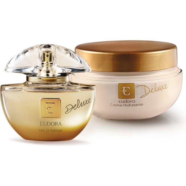 Combo Eudora Deluxe: Eau de Parfum 75ml + Creme Hidratante Corporal Eudora Deluxe 250g