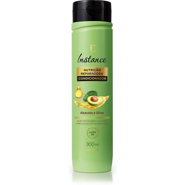 Condicionador Nutrição Reparadora Instance Abacate e Oliva 300ml