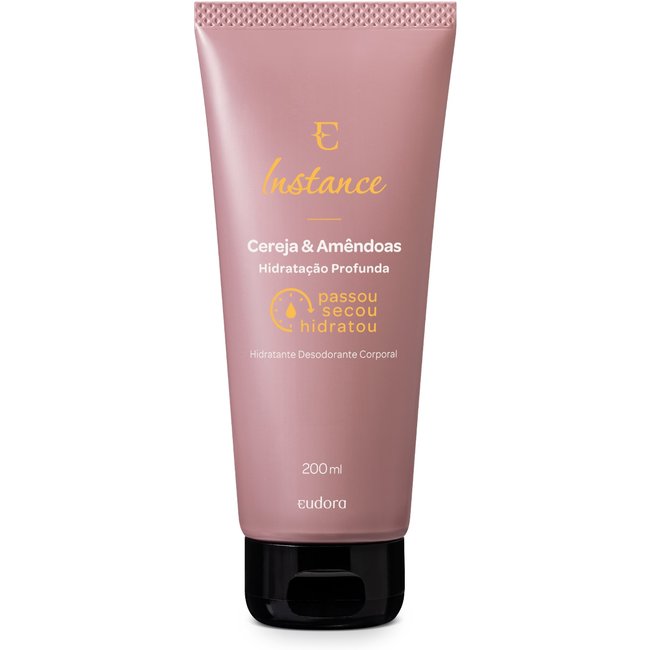 Hidratante Desodorante Corporal Instance Cereja e Amêndoas 200ml
