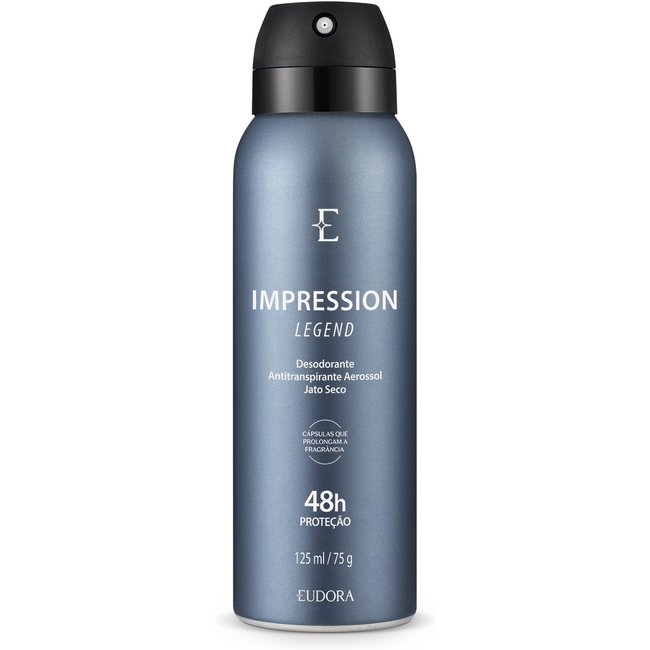 Desodorante Antitranspirante Aerossol Impression Legend 125ml