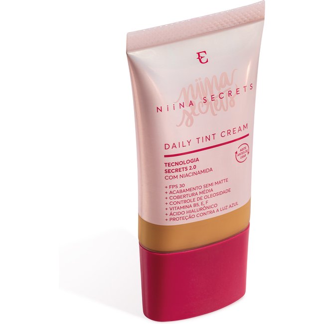 Base Líquida Cor 70 Daily Tint Cream Niina Secrets 25ml