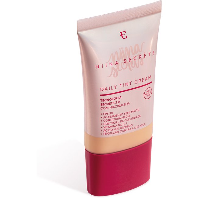 Base Líquida Cor 03 Daily Tint Cream Niina Secrets 25ml