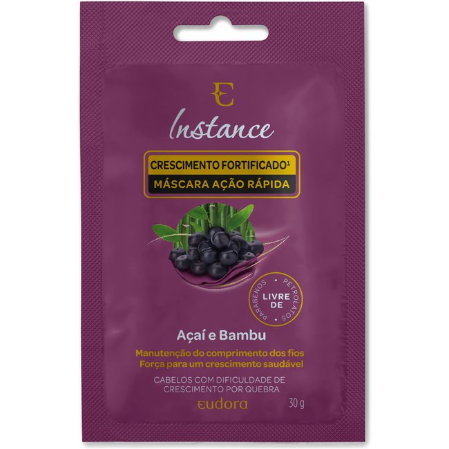 Sachê Máscara Capilar Instance Açaí e Bambu 30g