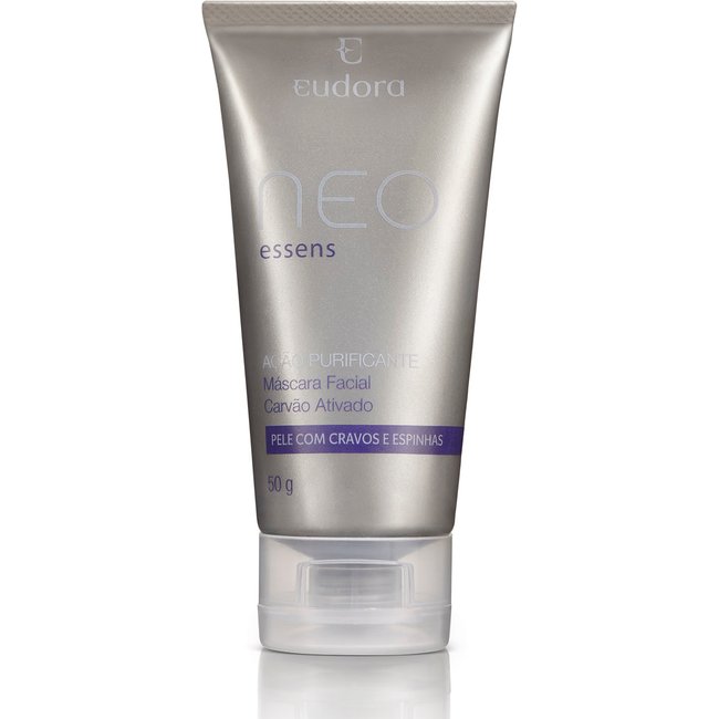 Máscara Facial de Carvão Ativado Neo Essens 50g
