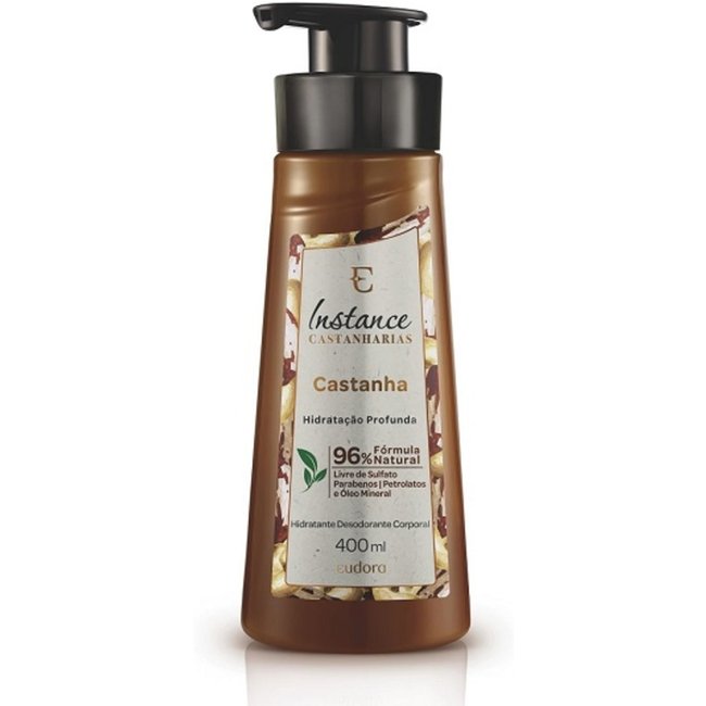 Loção Hidratante Desodorante Corporal Instance Castanharias Castanha 400ml