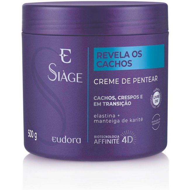 Creme Para Pentear Siàge Revela Os Cachos 500g (Nova Versão)
