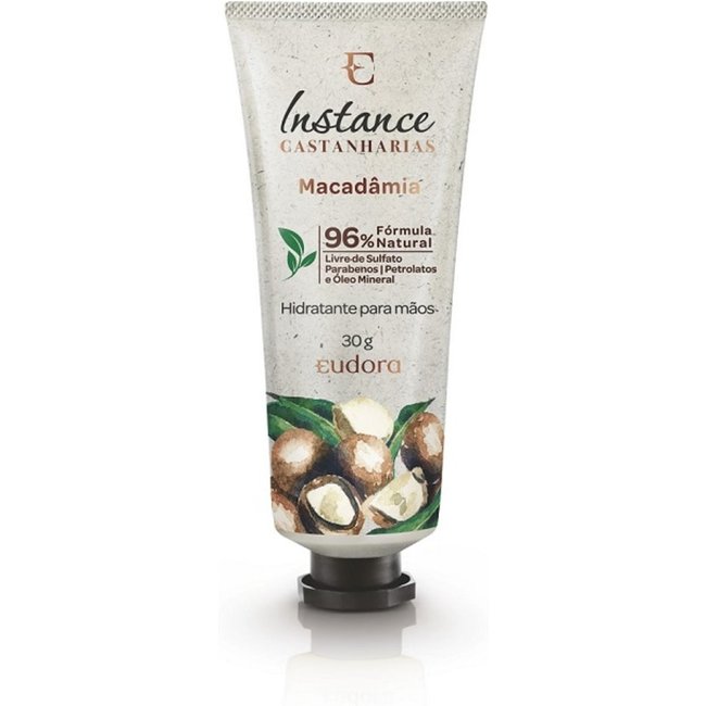 Creme Hidratante Para Mãos Instance Castanharias Macadâmia 30g