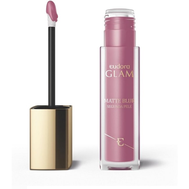 Batom Glam Matte Blur Segunda Pele Lilás Suave 5,5ml