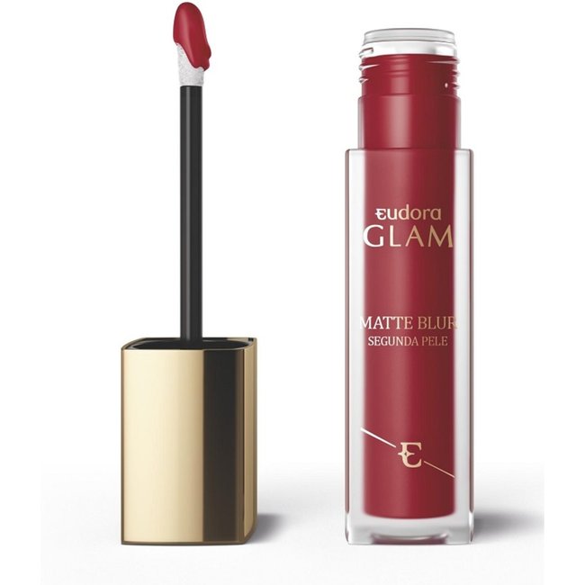 Batom Glam Matte Blur Segunda Pele Bordô Profundo 5,5ml