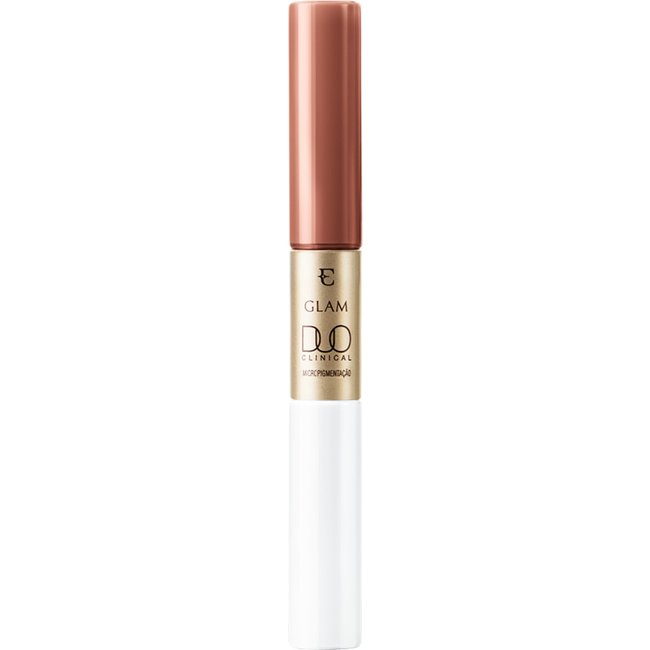 Batom Líquido Glam Duo Clinical Micropigmentação Mascavo Irresistível 3,5g