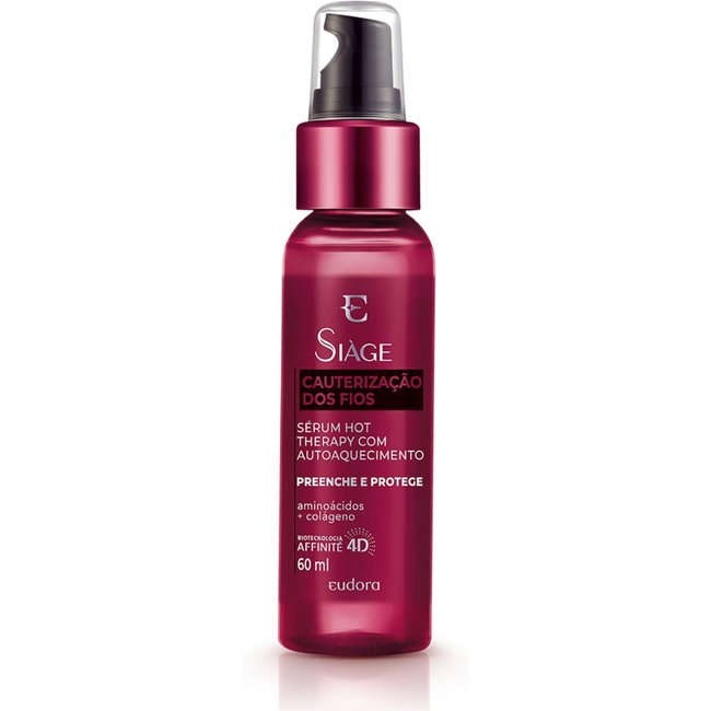 Sérum Capilar Siàge Hot Therapy Cauterização dos Fios 60ml
