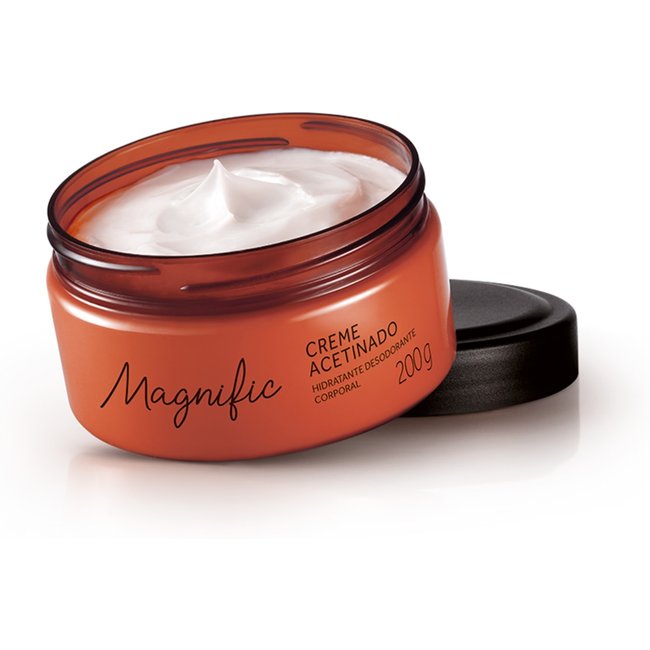 Creme Acetinado Hidratante Desodorante Corporal Eudora Magnific 200g