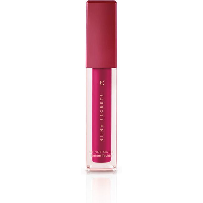 Batom Líquido Niina Secrets Skinny Matte Pink Peônia 4ml
