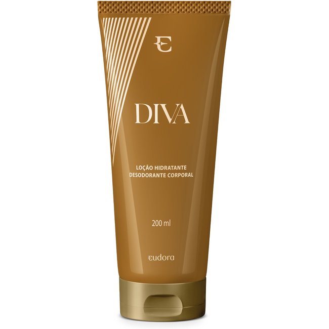 Loção Hidratante Desodorante Colônia Corporal Diva 200ml