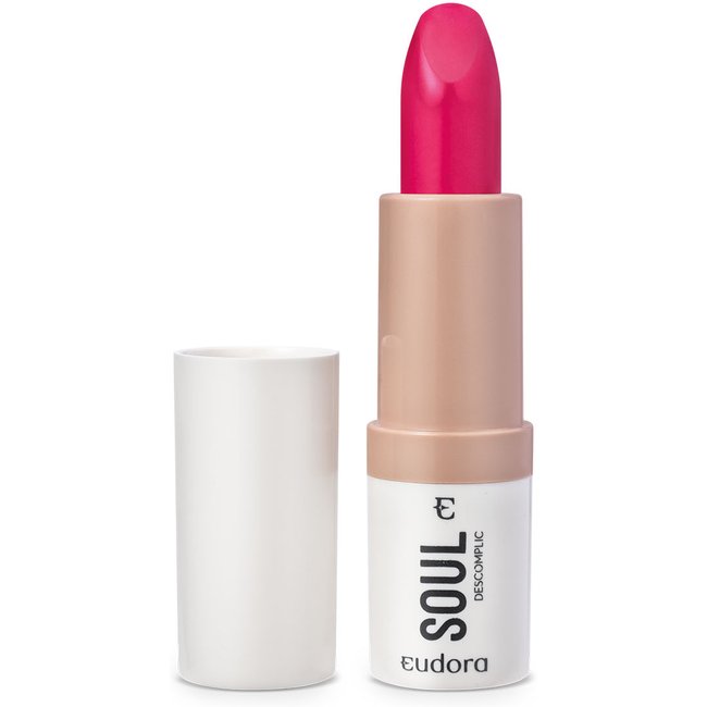 Batom Efeito Natural Rosa Versátil Soul Descomplic 4g